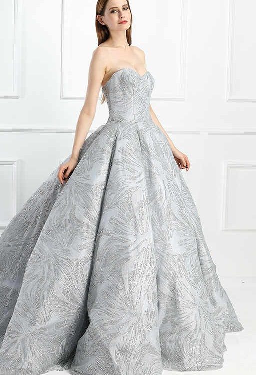 Luxury Sparkly Sweetheart Ballgown