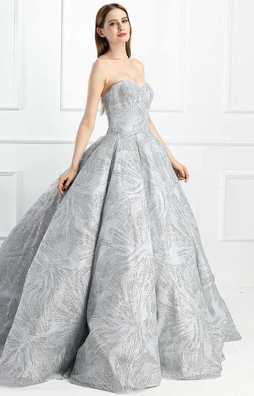 Luxury Sparkly Sweetheart Ballgown