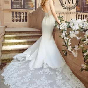 Moonlight Couture Satin Lace Mermaid