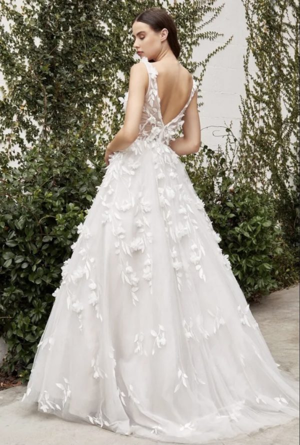 floral blink wedding dress