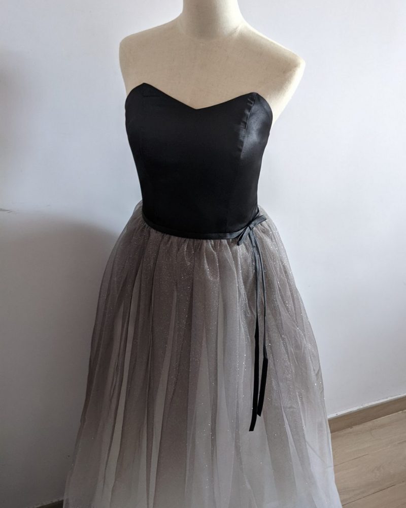 black halloween party dress