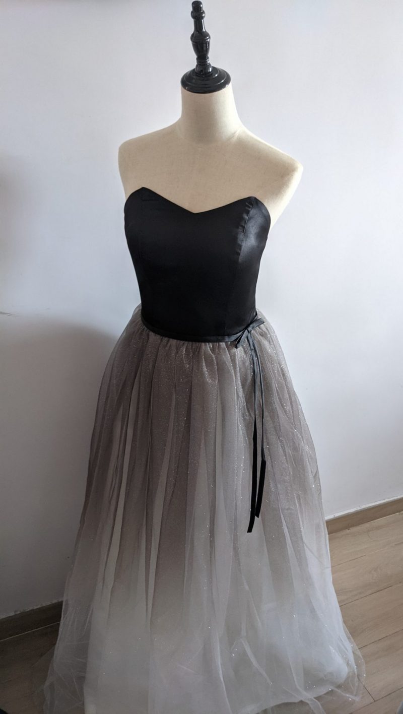 black halloween party dress