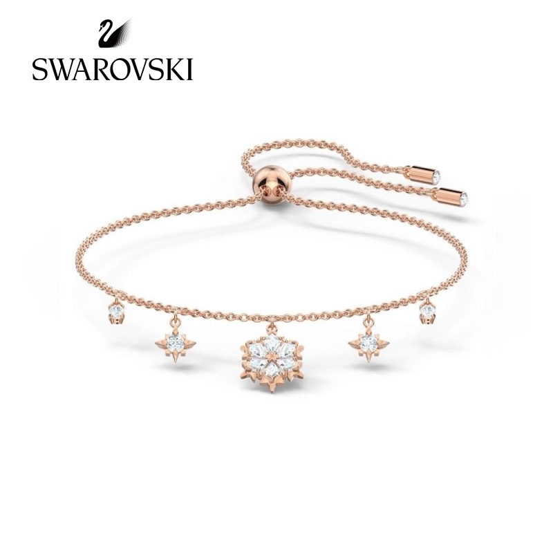 Swarovski Snowflake Gold Rose Bracelet Bangle Rental